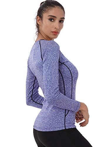 Premium Women's Compression Shirt Long Sleeve Pack of for Yoga