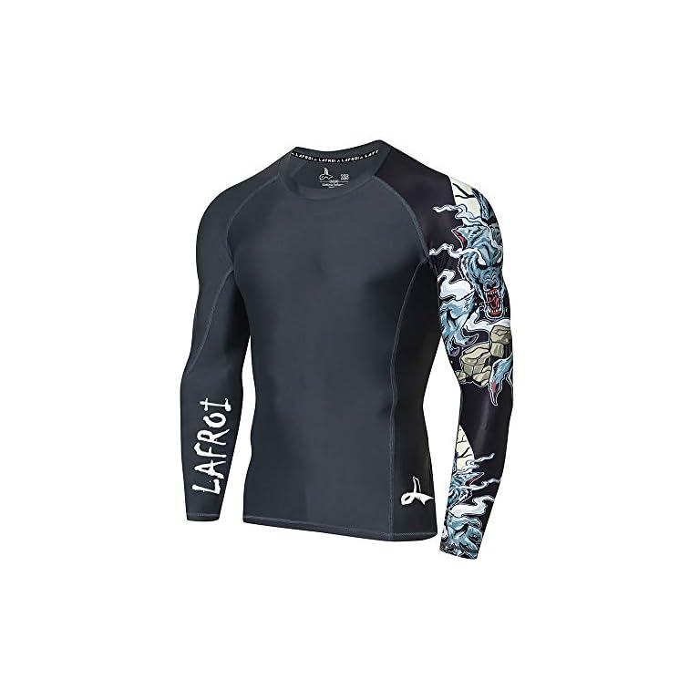 Swim Paddles For Men LAFROI Men's Long Sleeve UPF 50+ Baselayer