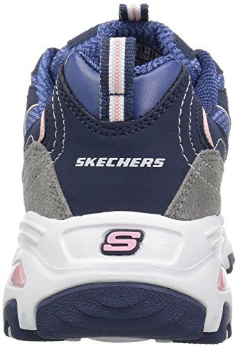 skechers d'lites memory foam lace up sneaker